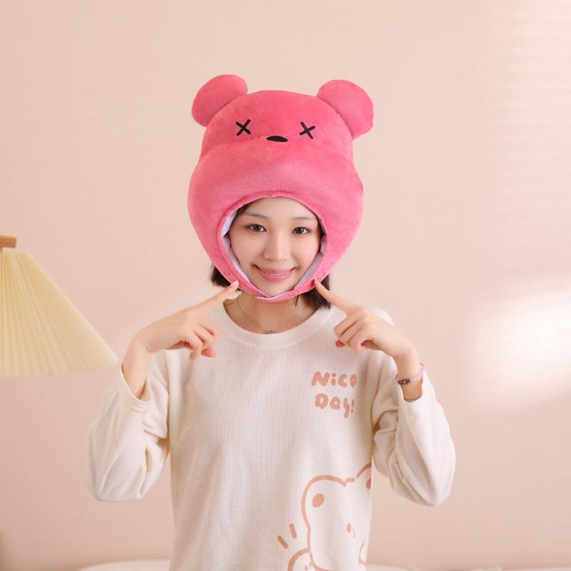 Colored bear headgear, hat, photo props, photo props, cartoon headgear, performance props