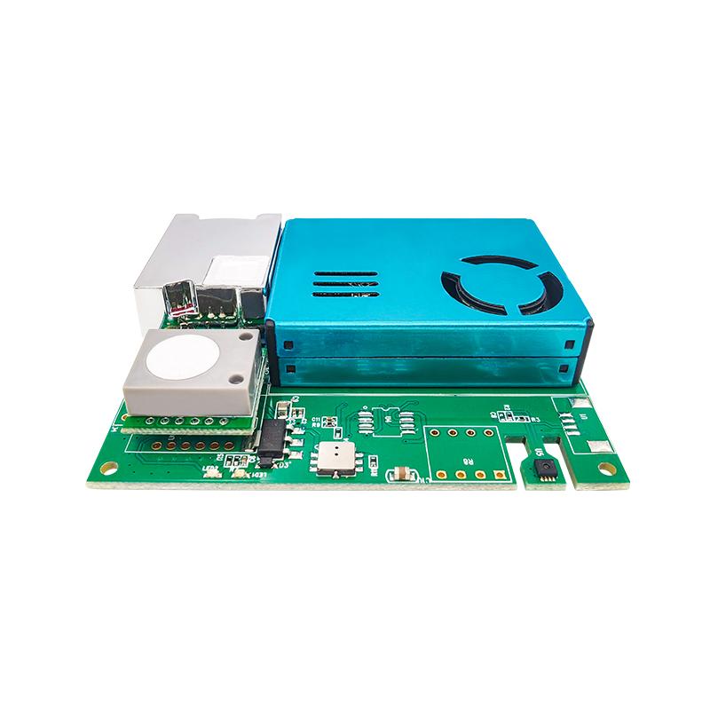 YYS 7In1 RS485 Or UART Output Air Quality Sensor Module PM2.5 Dust Sensor CO2 HCHO VOC Gas Sensor With Humidity And Temperature