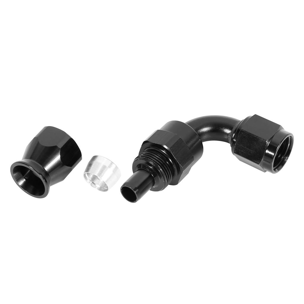 X AUTOHAUX Hose End Fitting Hose End Fitting Hose Fitting 6061 Aluminum 90 Degree
