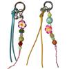 Colorful Sunflower Beaded CCD Charm Keychain For Phone Bag Keys And Accessories With Mushroom Flower Design