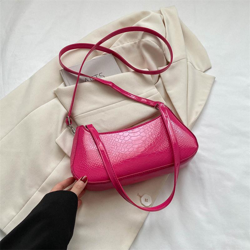 Chic Trendy Shoulder Bag For Women 2023 Summer Stylish Handbag With Zipper Closure