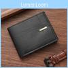 New Arrival Men's Wallet Short Wallet Men's Youth Business Casual Horizontal Wallet Fashion Large Capacity Soft Leather Wallet