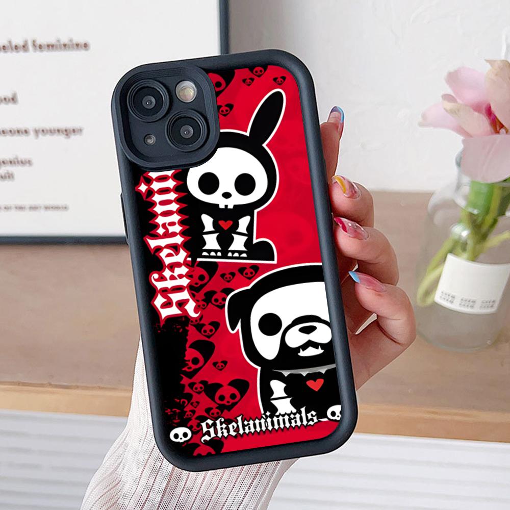 

Skelanimal Diego Thicken TPU Mobile Phone Case for iPhone 17 16 15 14 13 12 11 Air Pro Max Plus Colorful Cover iPhone 11 Pro Max