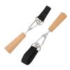 1 Pair Wooden Pull Up Grips Professional Arm Strength Training Pull Up Fitness Accessories for Home Gym Workout