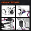 12V 600DB Upgraded Air Horn Dual Trumpets, Super Loud Train Electric Horn Kit with Air Compressor Compatible with 12V vehicles Trucks Trains Boats