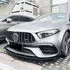 For 2019-2023 Mercedes Benz A Class W177 A45 A45S AMG Car Front Bumper Lip Lower Blade Auto Spoiler Splitter Body Kits Tuning