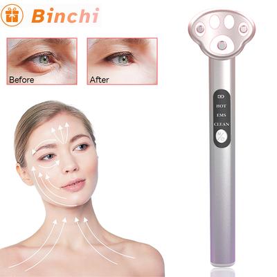 Dispositivo de Lifting Facial e Ocular 7 Cores Varinha Facial EMS Microcorrente Aperto da Pele Anti-Rugas Círculos Escuros Cuidado da Pele Ferramenta de Beleza
