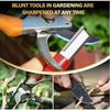 Garden Tool Sharpener Kitchen Knife Sharpener Portable Knife Sharpener for Garden for Pruning Shears Scissors Hunting Knives