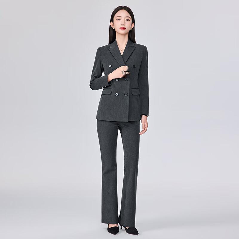 Women's Professional Double-Breasted Suit Set
