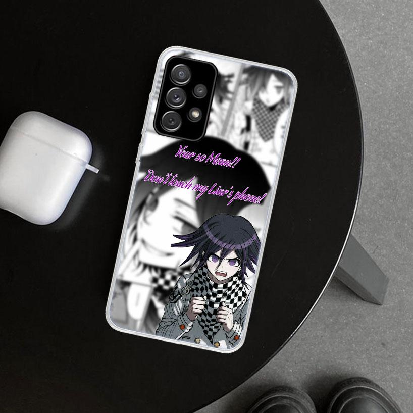 Danganronpa Kokichi Ouma Phone Case Cover for Samsung Galaxy A12 A22 A32 A52 A72 A02S A51 A50S A31 A20S A10S Note 20 Ultra 10 Pl