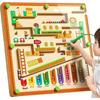 Children's Magnetic Maze Walking Ball Baby Concentration Training, Writing Logic Thinking 3-4 Year Old Early Education Puzzle To
