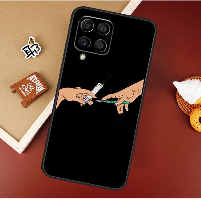 Doctor Nurse Medical Medicine Health For Samsung Galaxy M31 M51 M21 M11 M20 M13 M33 M53 M52 M32 M12 M14 M34 M54 M55 M15 Case