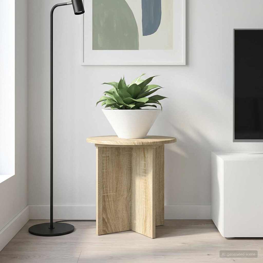 Plant Stand 2 Pcs Sonoma Oak 40 X 40 X 40 Cm