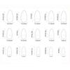 Ongle Press-on Œil de Chat, Faux Ongles Pailletés Couverture Complète Faux Ongles Ongles Acryliques Ongles à Coller Ongles Artificiels Ongles Artificiels pour les Doigts Cadeaux
