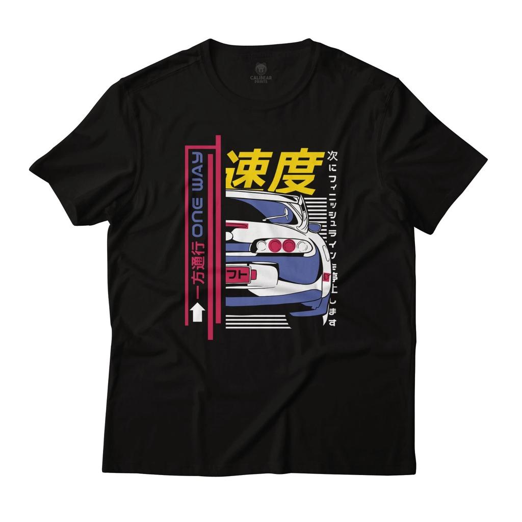JDM Supra Car Anime Mange Style Graphic T-Shirt Lightweight Cotton