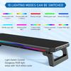 Ergonomic RGB Laptop Stand with Two-Level Riser & Desk Mat