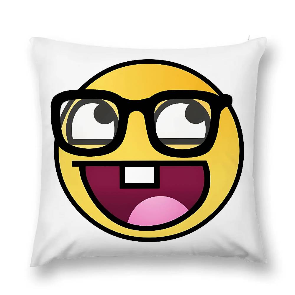 Lustiger E-Epic Face Kissenbezug Kissen zum Beziehen Heimdekoartikel Wohnzimmerdekoration Kissenbezüge