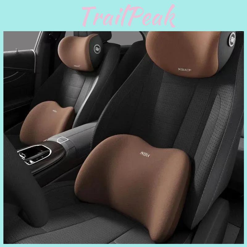 Headrestlumbar Car Support Car Neck Pillow Waist Cushion Driver Seat Backrest Car Cushion Driving Lumbar Support Waist Support