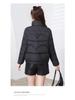 Women's Short Down Cotton Jacket - 2025 Winter Korean Fashion, Slim Fit, Lightweight, Warm Cotton-Padded Coat.