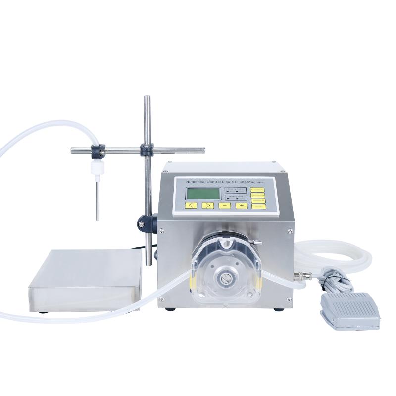 ZONESUN ZS-PP531W Semi Automatic Beverage Perfume Lotion Shampoo Weighing Filling Machine Peristaltic Pump Vial Bottle Filler 110 volts