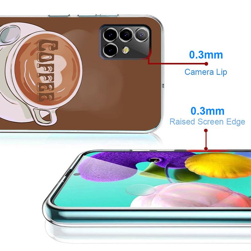 Coffee Wine Cup Phone Case For Samsung Galaxy A17 A16 A15 A14 A13 A57 A56 A55 A54 A53 A37 A36 A35 A34 A33 A26 A25 A24 A23 Galaxy