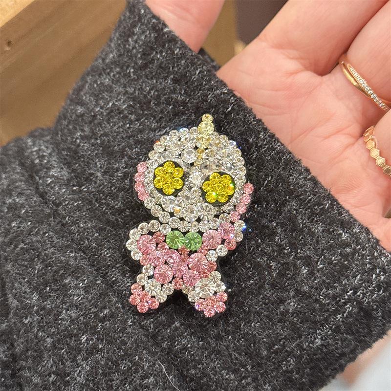 Snowflake Ultraman hairpin side high sense fashion unique design BB clip temperament elegant hair accessories