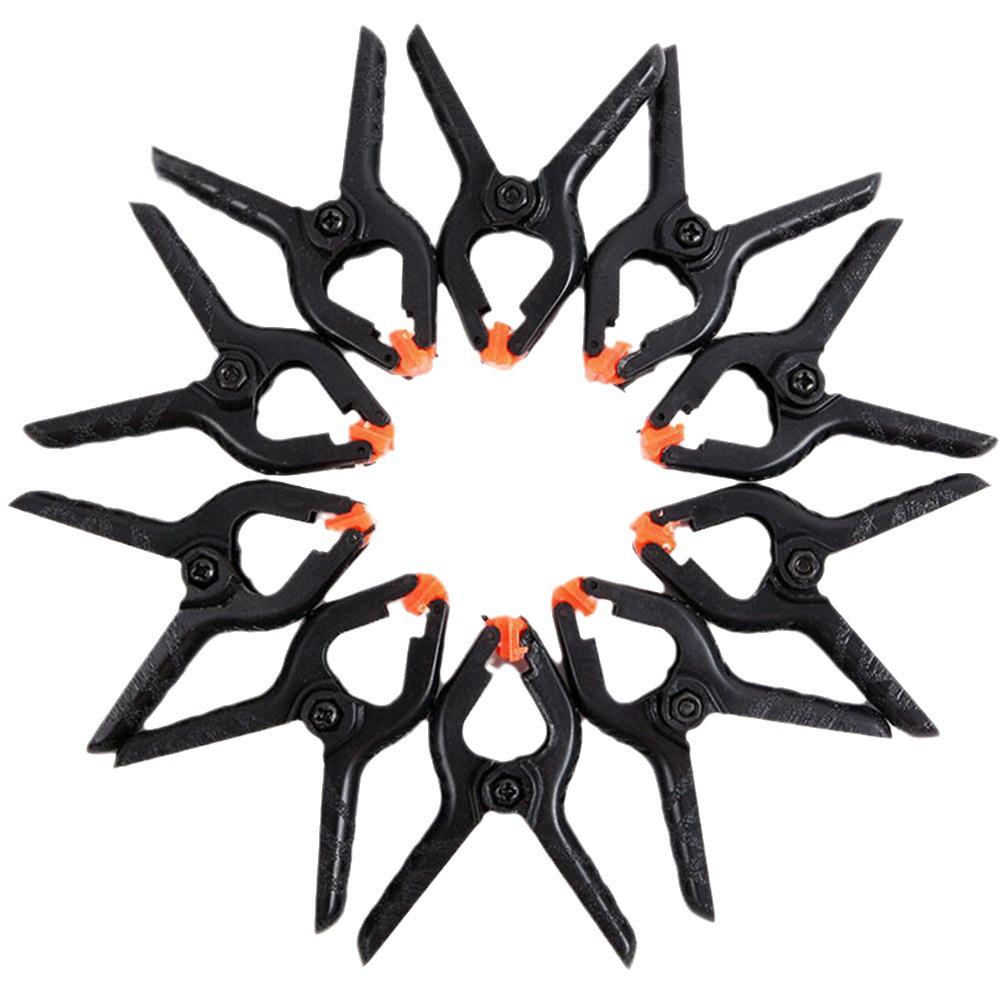 Yunbei Nylon A-Clamp: Strong Spring Woodworking & Photography Background Clamp (2/3/4/6/9-inch)