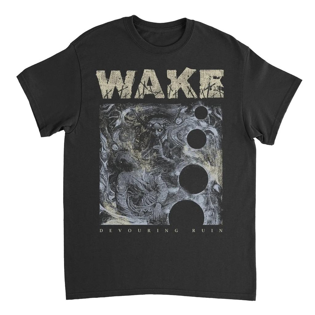 WAKE Band T-Shirt 220 GSM | Premium Regular Fit 100% Baumwolle DTG-Druck