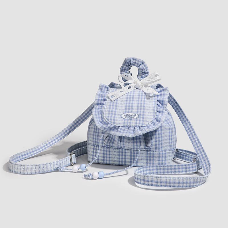 

Кружево Любовь Рюкзак на шнурке: Милый повседневный стиль 2025 года для девочек