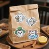 Top-Grade 100Pcs Top-Grade Tooth High-Standard Cartoon Top-Grade Stickers First-Class Cute Premium-Quality Tooth Superior-Grade Decals