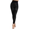 Womens Sheer Mesh Leggings Shimmering Skinny Pants High Waist See-Through Baselayer Tights