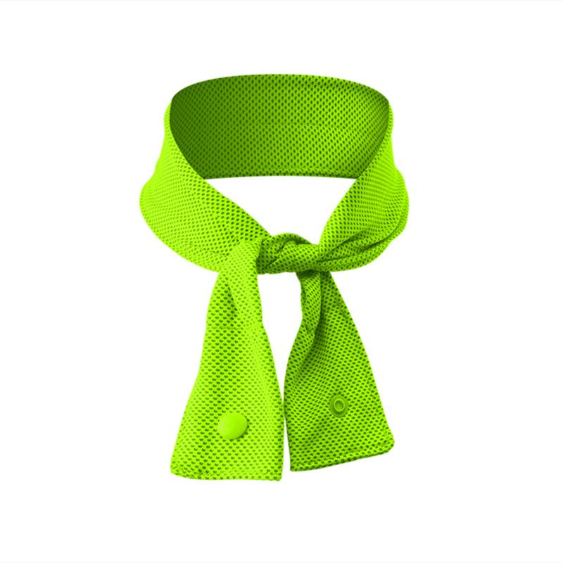 

Mountaineering Scarf Headscarf Cooling Ice Scarf Sweat Towel Outdoor Ice Belt Sports Headscarf Cooling Cold Towel 5x67cm зелений