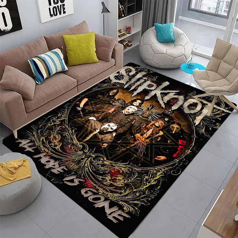 Slipknot: Rebellion carpet Doormat Living room and bedroom mats Bathroom mat Fashion Protective pad