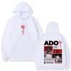 Limited Ado Hibana World Tour Hoodies Men Women Fashion Pop Music Hoodies Streetwear Japanese Style Hooded Sweatshirts