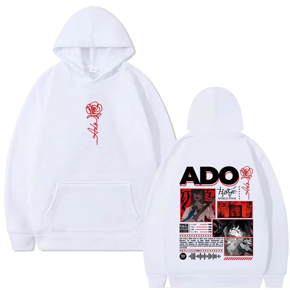 

Limited Ado Hibana World Tour Hoodies Men Women Fashion Pop Music Hoodies Streetwear Japanese Style Hooded Sweatshirts 3XL