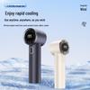 T233 High-Speed USB Rechargeable Handheld Fan with Digital Display 