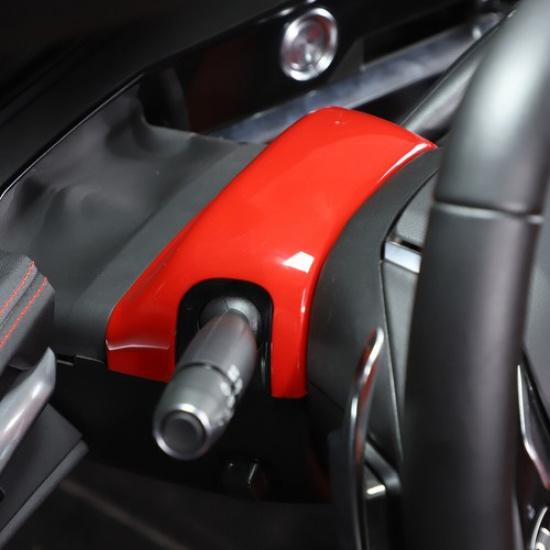 Red ABS Steering Wheel Base Trim Cover For Corvette C8 Z06 -2025 US
