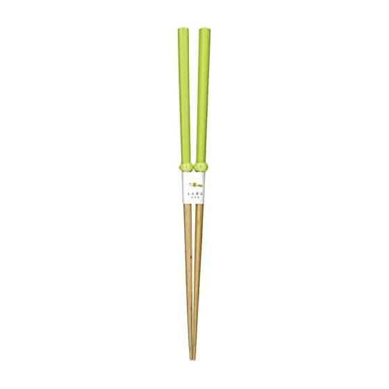 Aoba 23cm Dishwasher-Safe Chopsticks, Modern Lime, No Chopstick Rest Needed, Made in Japan