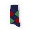 Abilujeu Men'S Blue Argyle Pattern Socks Hm-27-Ha