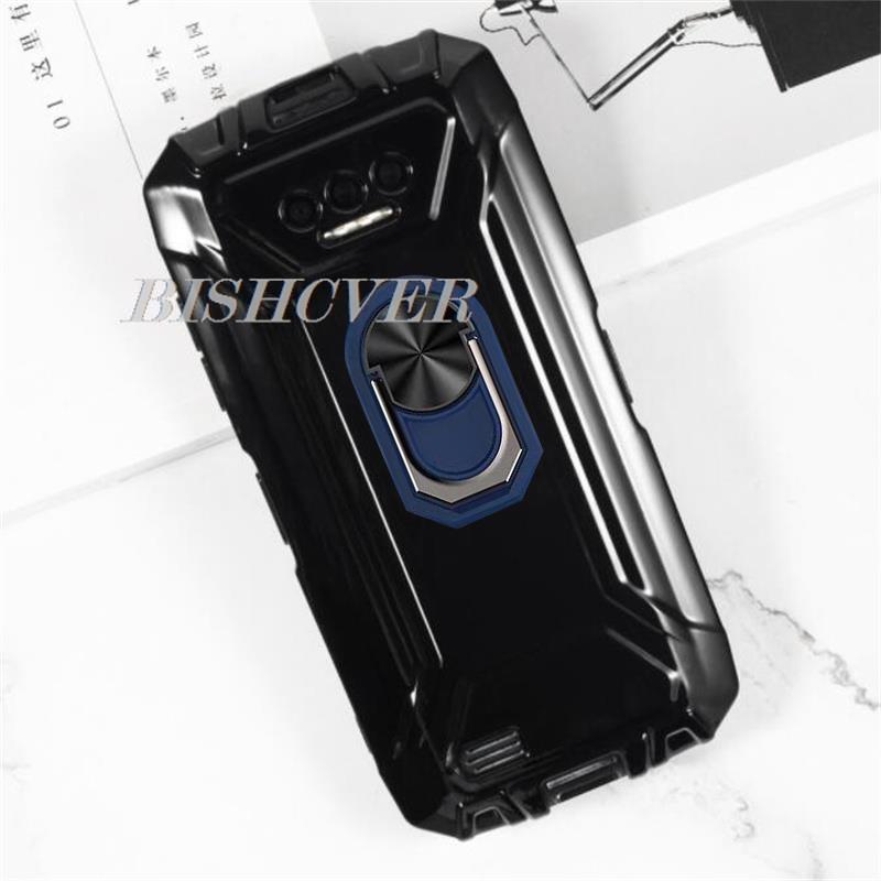 For Doogee S41T S41 Plus Max Pro S41Plus S41Pro 5.45" Back Ring Holder Bracket Phone Case Smartphone TPU Soft Silicone Cover