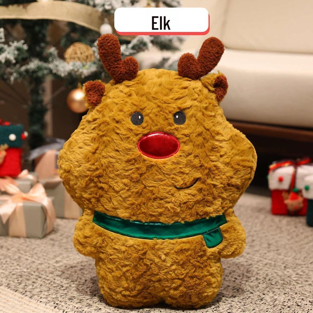 Christmas Gingerbread Man Pillow & Tree Cushion - Holiday Decoration Gift for Boys & Girls