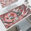 Genshin Impact Arlecchino Mouse Pad HD Grande per Computer Uffici Accessori Antiscivolo Anime Durevole Deskmat Bordo Bloccato Tappeti per Tastiera