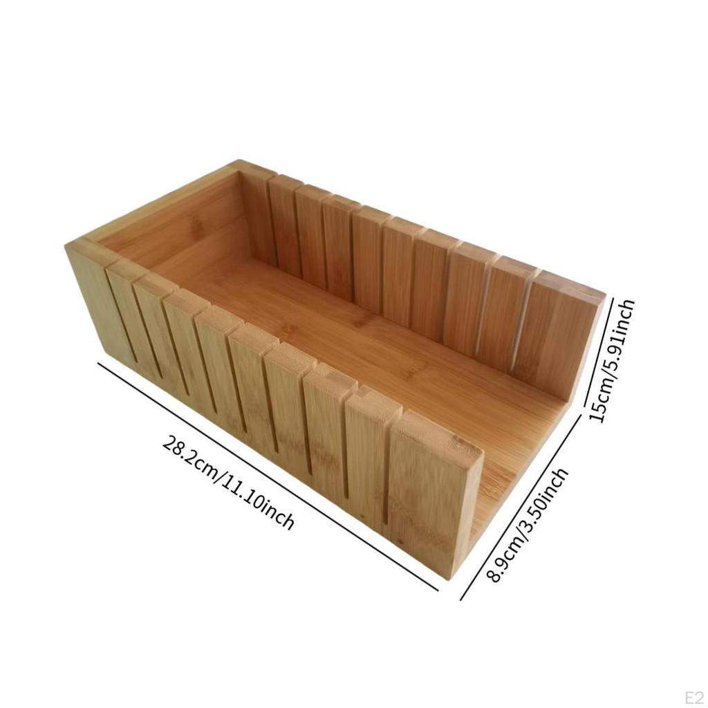 Bamboo Bread Handmade Soap Cutter Toast for Bakery