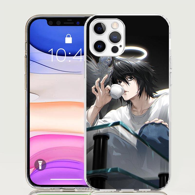 N-Note D-Death L Lawliet Phone Case for Apple iPhone 17 Air 16 15 Plus 14 + 13 Mini 12 11 Pro Max 7 8 SE 16Max Soft Shell Cover