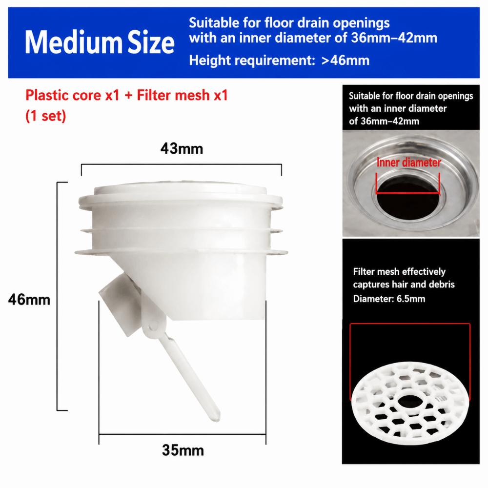 Useful Kitchen Seal Sewer Insect Prevention Stopper Anti odor Drain Cover One Way Valve Floor Drain