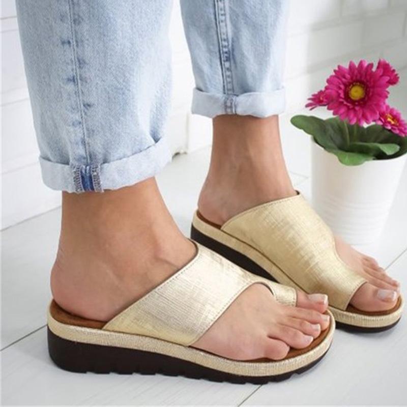 Nieuw Ontwerp Dames Pantoffels Dames Sleehakken Schoenen Sandalen Strand Schoenen Mode Ontwerp Dames Pantoffels Dames Sleehakken Zachte Casual Stijl
