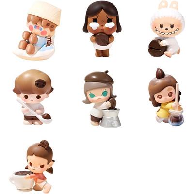 POP MART LABUBU Kaffee-Fabrik Kollektion Puppen Mystery Boxen, Einzelne Mystery Box