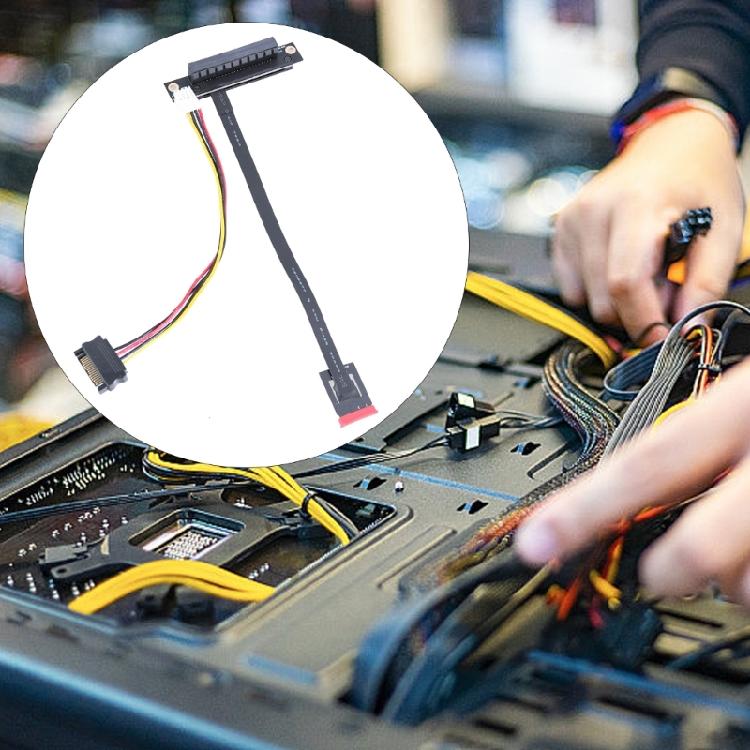 Quality M.2 to PCIE 8X Extension Wire Convert Cable 4Pin Power Connection For Majority Of PCIE Sound And Graphics Cards