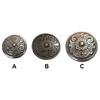 Simple Design Clothes Round Metal Button Handbag Leather Jacket Vintage Style Buttons DIY Crafting Handmade Handicraft