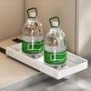 Adjustable Kitchen Cabinet Storage Rack With Slide Out Shelves For Cookware Dishes Spices Metal Construction Tray